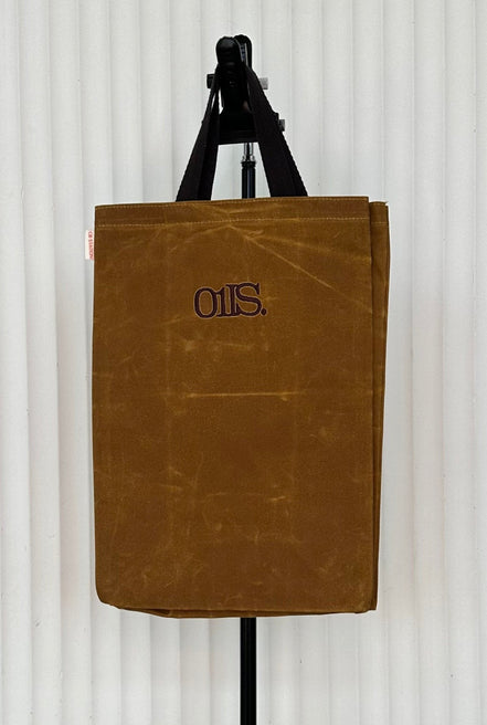Waxed Canvas Market Tote Bag