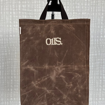 Waxed Canvas Market Tote Bag