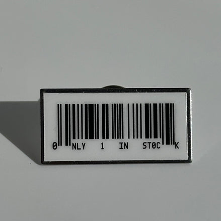 Barcode Only 1 In Stock Pin