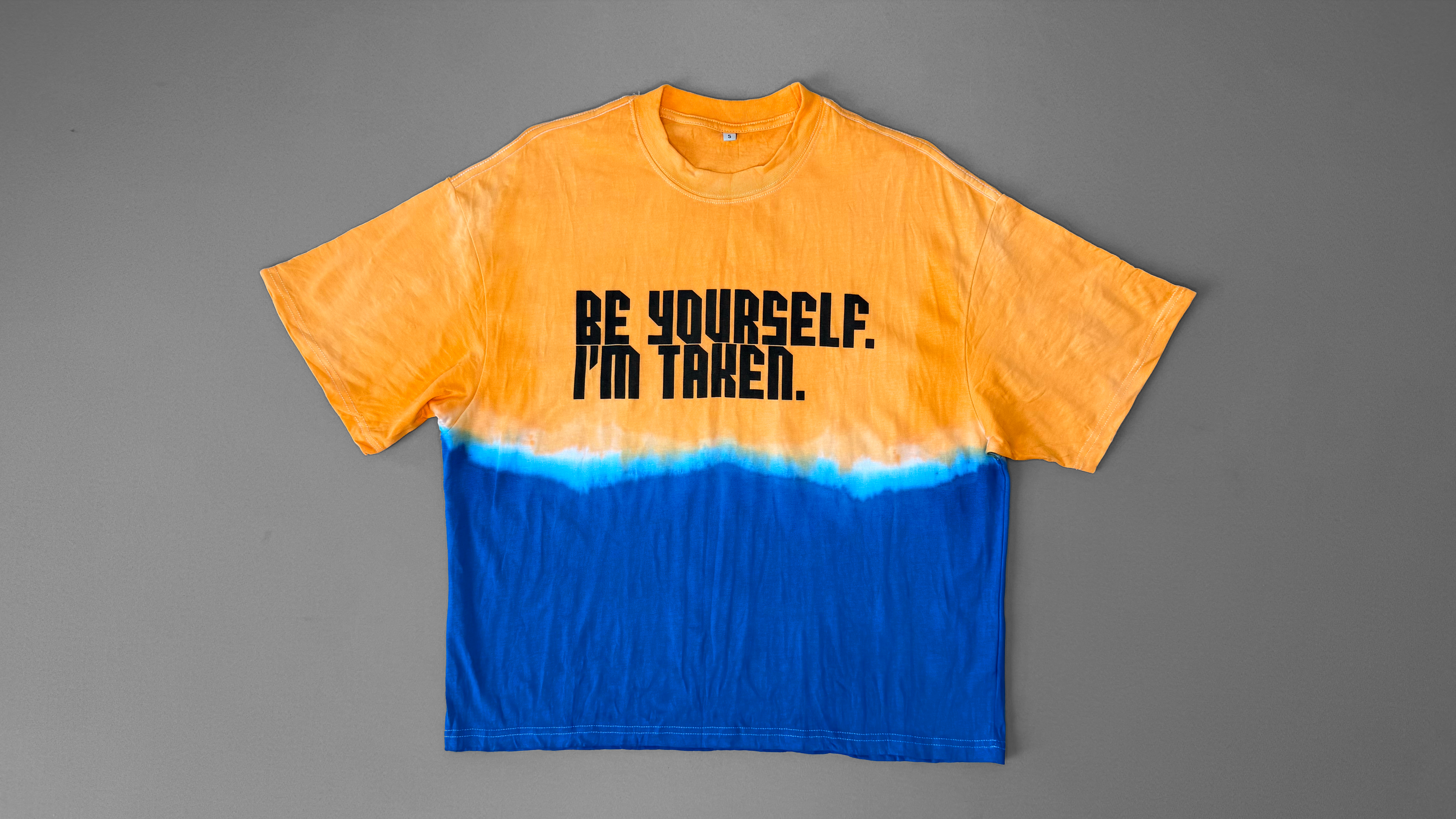 BE YOURSELF, IM TAKEN BARCODE TEE
