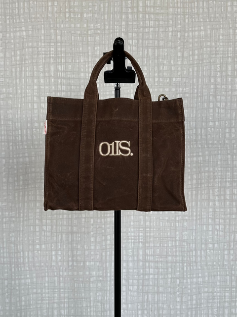 Petite Waxed Canvas Crossbody Tote