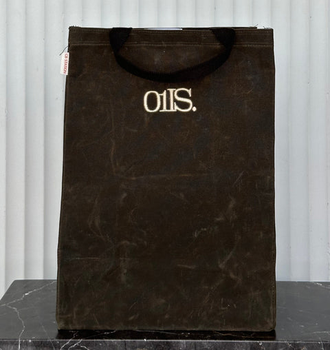 Waxed Canvas Market Tote Bag