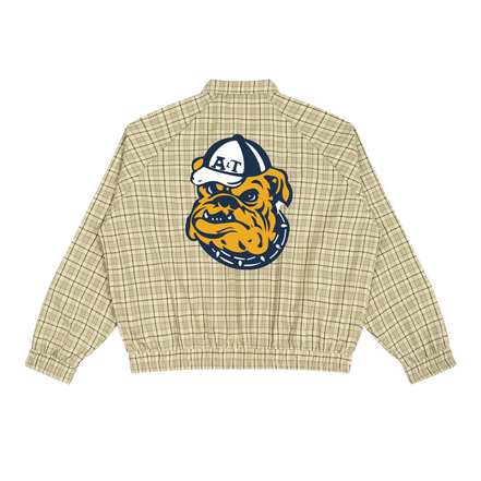 Aggie Plaid Full Zip Track Jacket X O1IS Limited Edition