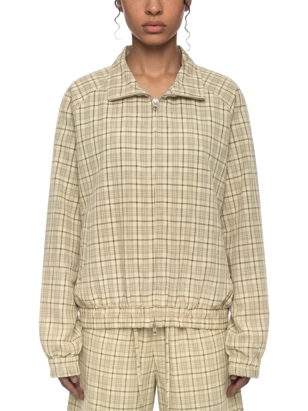 Aggie Plaid Full Zip Track Jacket X O1IS Limited Edition