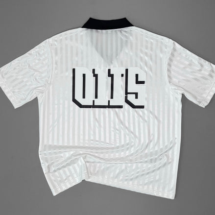 O1IS Contrast Collar Striped Soccer Jersey