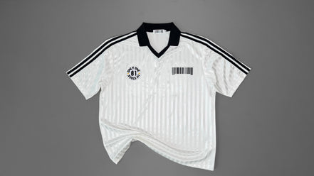 O1IS Contrast Collar Striped Soccer Jersey