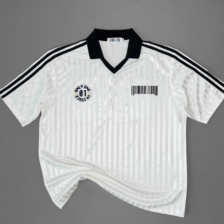 O1IS Contrast Collar Striped Soccer Jersey